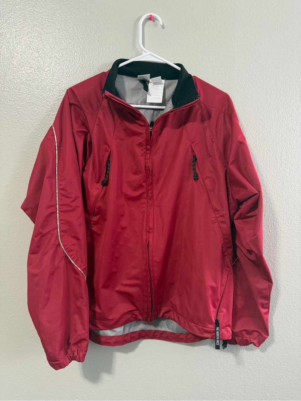 The North Face Men's Red Full-Zip Windbreaker